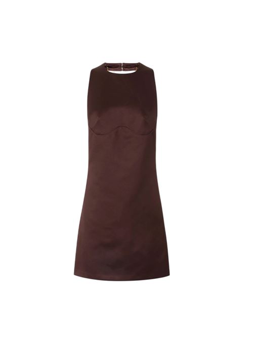 Abito smanicato  con scollo all'americana ELISABETTA FRANCHI | AB87162E2.644